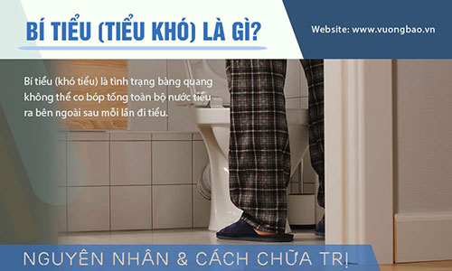 Bí tiểu là gì? Nguyên nhân, triệu chứng và cách chữa trị